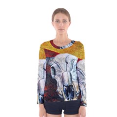 Skull 2 Women s Long Sleeve Tee