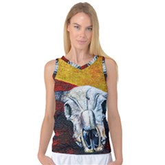 Skull 2 Women s Basketball Tank Top