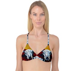 Skull 2 Reversible Tri Bikini Top