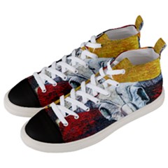 Skull 2 Men s Mid-top Canvas Sneakers