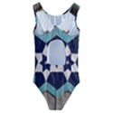 Cornflower Blues Kids  Cut-Out Back One Piece Swimsuit View2