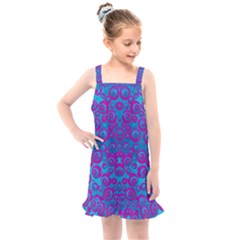 The Eyes Of Freedom In Polka Dot Kids  Overall Dress