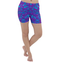 The Eyes Of Freedom In Polka Dot Lightweight Velour Yoga Shorts