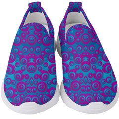 The Eyes Of Freedom In Polka Dot Kids  Slip On Sneakers