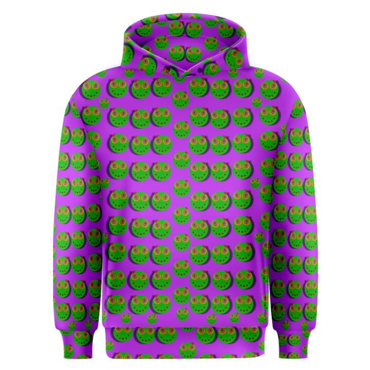 The Happy Eyes Of Freedom In Polka Dot Cartoon Pop Art Men s Overhead Hoodie