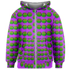 The Happy Eyes Of Freedom In Polka Dot Cartoon Pop Art Kids  Zipper Hoodie Without Drawstring by pepitasart