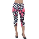 <3 I Love You <3 Lightweight Velour Capri Leggings  View1