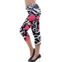 <3 I Love You <3 Lightweight Velour Capri Leggings  View3