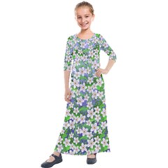  Kids  Quarter Sleeve Maxi Dress