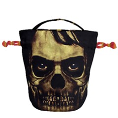 Angry Skull Monster Poster Drawstring Bucket Bag