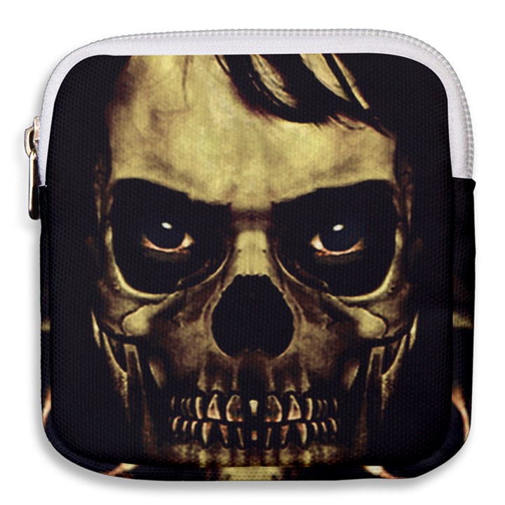 Angry Skull Monster Poster Mini Square Pouch