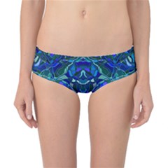 Abstract #8   I   Aqua Blues 6000 Classic Bikini Bottoms by KesaliSkyeArt