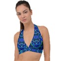 Abstract #8   I   Aqua Blues 6000 Halter Plunge Bikini Top View1