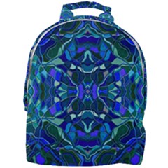 Abstract #8   I   Aqua Blues 6000 Mini Full Print Backpack