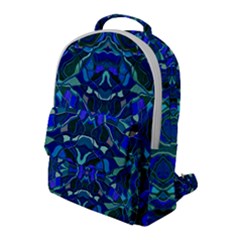 Abstract #8   I   Aqua Blues 6000 Flap Pocket Backpack (large)