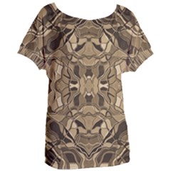 Abstract #8   I   Antiqued 6000 Women s Oversized Tee