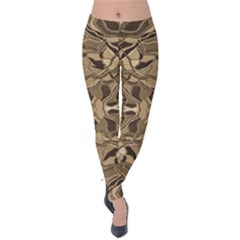 Abstract #8   I   Antiqued 6000 Velvet Leggings