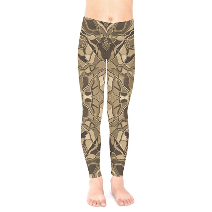 Abstract #8   I   Antiqued 6000 Kids  Legging