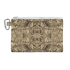 Abstract #8   I   Antiqued 6000 Canvas Cosmetic Bag (large)