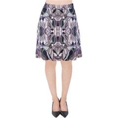 Abstract #8   I   Aquatic 6000 Velvet High Waist Skirt by KesaliSkyeArt