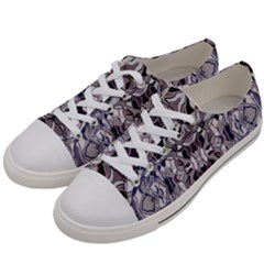 Abstract #8   I   Aquatic 6000 Women s Low Top Canvas Sneakers by KesaliSkyeArt