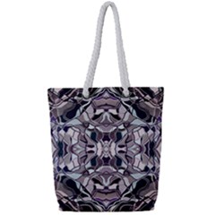 Abstract #8   I   Aquatic 6000 Full Print Rope Handle Tote (small) by KesaliSkyeArt