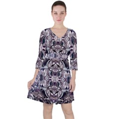 Abstract #8   I   Aquatic 6000 Ruffle Dress