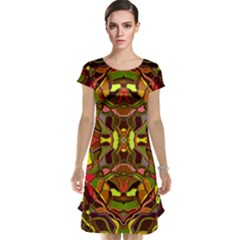 Abstract #8   I   Autumn 6000 Cap Sleeve Nightdress by KesaliSkyeArt