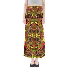 Abstract #8   I   Autumn 6000 Full Length Maxi Skirt by KesaliSkyeArt