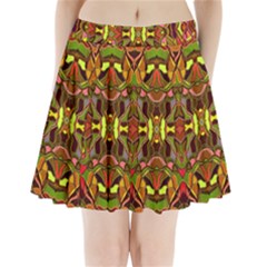 Abstract #8   I   Autumn 6000 Pleated Mini Skirt by KesaliSkyeArt