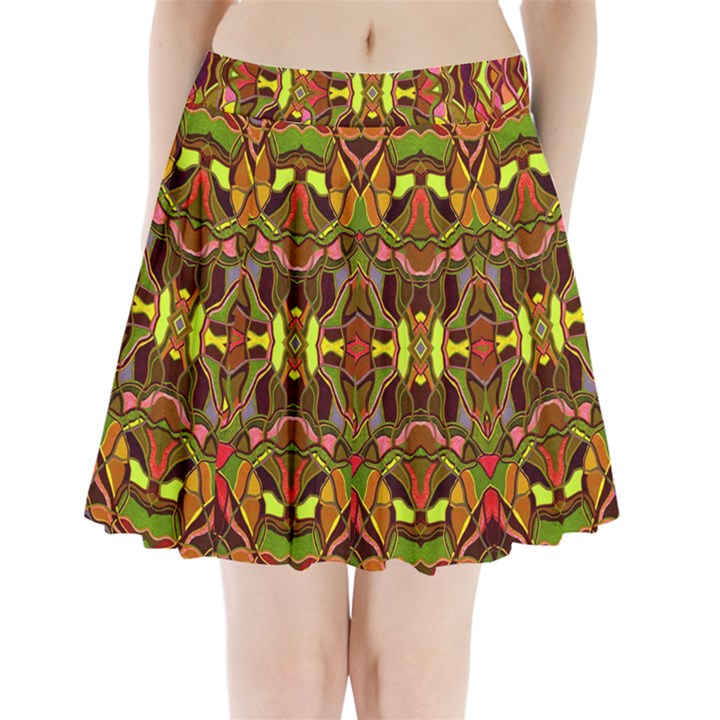 Abstract #8   I   Autumn 6000 Pleated Mini Skirt