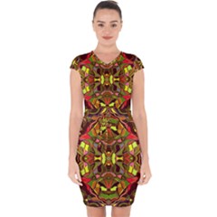 Abstract #8   I   Autumn 6000 Capsleeve Drawstring Dress 