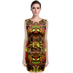 Abstract #8   I   Autumn 6000 Sleeveless Velvet Midi Dress