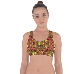 Abstract #8   I   Autumn 6000 Cross String Back Sports Bra by KesaliSkyeArt