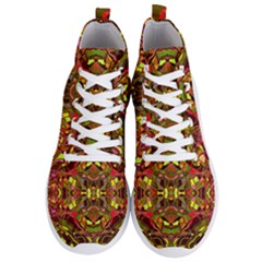 Abstract #8   I   Autumn 6000 Men s Lightweight High Top Sneakers by KesaliSkyeArt