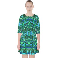 Abstract #8   I   Blues & Greens 6000 Pocket Dress by KesaliSkyeArt