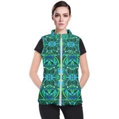 Abstract #8   I   Blues & Greens 6000 Women s Puffer Vest