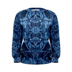 Abstract #8   I   Blues 6000 Women s Sweatshirt by KesaliSkyeArt