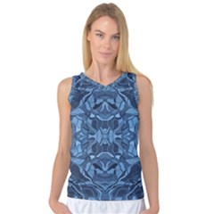 Abstract #8   I   Blues 6000 Women s Basketball Tank Top by KesaliSkyeArt