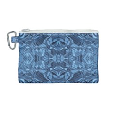 Abstract #8   I   Blues 6000 Canvas Cosmetic Bag (medium)