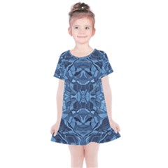 Abstract #8   I   Blues 6000 Kids  Simple Cotton Dress