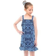 Abstract #8   I   Blues 6000 Kids  Overall Dress