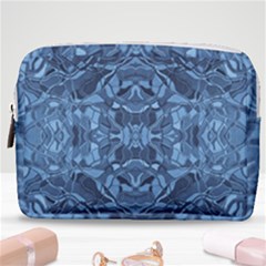 Abstract #8   I   Blues 6000 Make Up Pouch (medium)