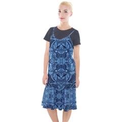 Abstract #8   I   Blues 6000 Camis Fishtail Dress