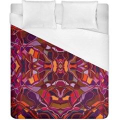 Abstract #8   I   Carmine 6000 Duvet Cover (california King Size) by KesaliSkyeArt