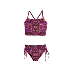 Abstract #8   I   Carmine 6000 Girls  Tankini Swimsuit