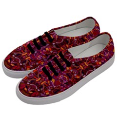 Abstract #8   I   Carmine 6000 Men s Classic Low Top Sneakers by KesaliSkyeArt