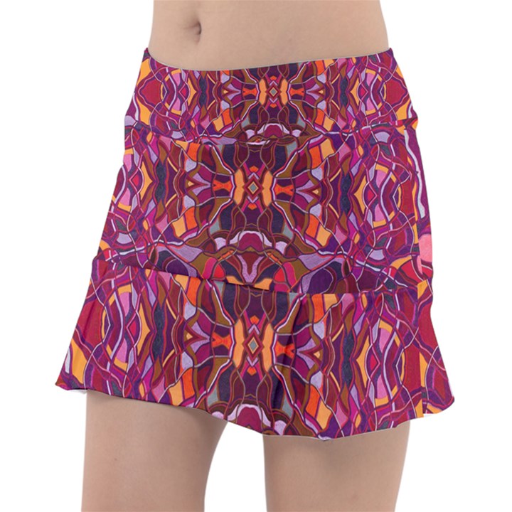 Abstract #8   I   Carmine 6000 Tennis Skirt