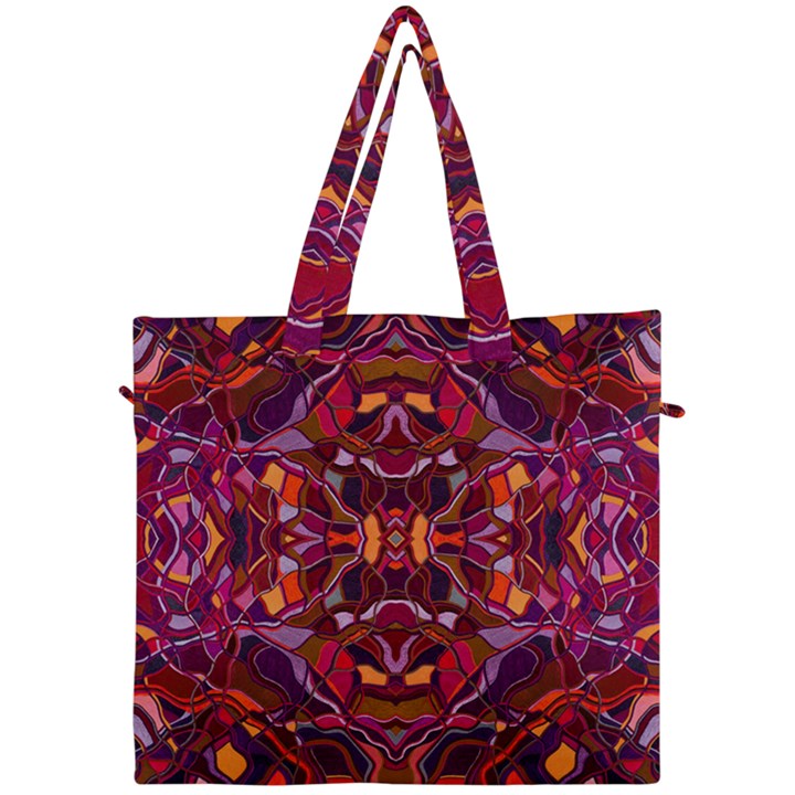 Abstract #8   I   Carmine 6000 Canvas Travel Bag