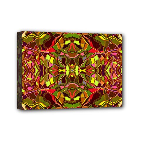 Abstract #8   I   Autumn 6000 Mini Canvas 7  X 5  (stretched) by KesaliSkyeArt